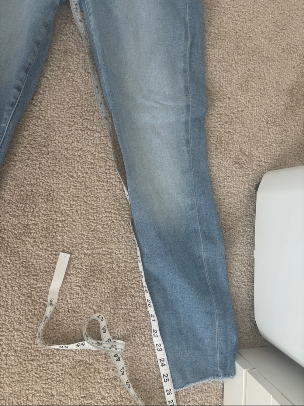 MOTHER High Waisted Looker ankle fray Jean in au revoir - Picture 11 of 11